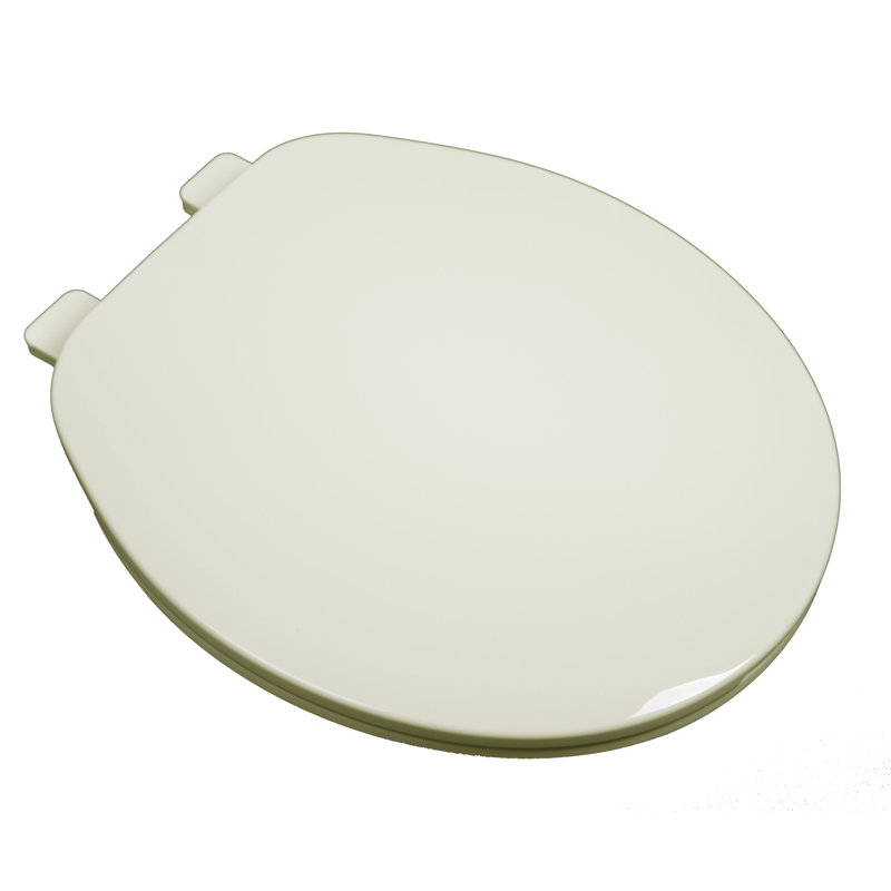 Round Toilet Seat and Lid, Biscuit