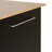 Mobile Kitchen Cart With Storage, 39.76'' Rolling Kitchen Island With 2 Doors, 3 Drawers & Adjustable Shelf, Black Utility Cart For Kitchen/Dining Room
