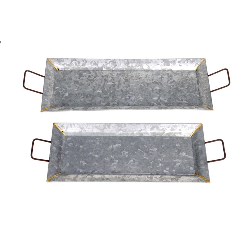 Jamya Metal Tray - Set of 2