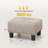 Upholstered Foot Stool Ottoman, Tufted Button Footstool Footrest With Padded Seat For Living Room Bedroom-960390549
