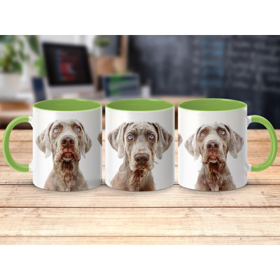 Watercolor Weimaraner Dog Artwork 11oz Coffee Mug