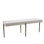 Laforge Bench-Antique Gold w/Muslin Cushion-Lg