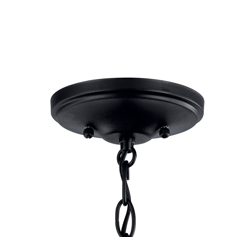 Luminaire suspendu cage noir 2 lumières, Noir