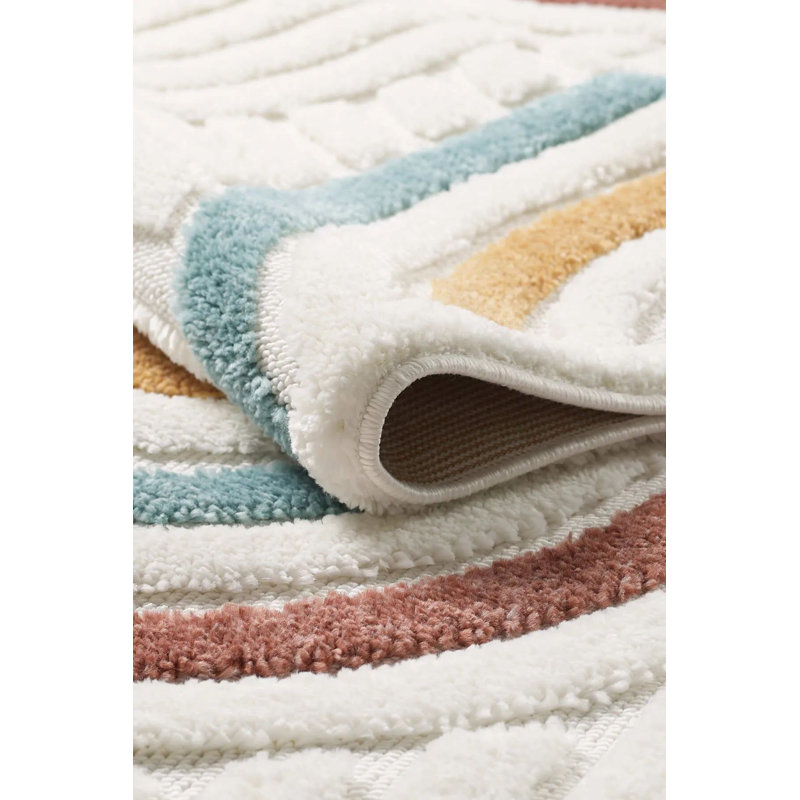 Elegant Polypropylene Area Rug, 6.6 x 9.5 Feet | 100% Machine Woven, 1.0 Inch Pile Height, 1.76 lbs/sq ft | Non-Slip Dot Underside, Antibacterial, Perfect for Living Room & Bedroom | Easy to Clean with Spot Remover