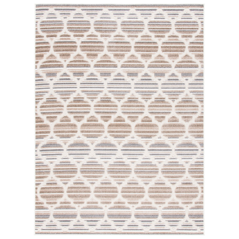 Lonepine Performance Geometric Indoor/Outdoor Area Rug, Rectangle 4'5" x 6'5"