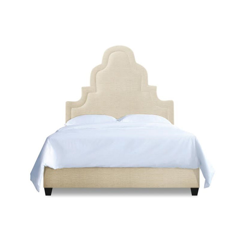Meela Upholstered Bed, Bella Granite, Queen