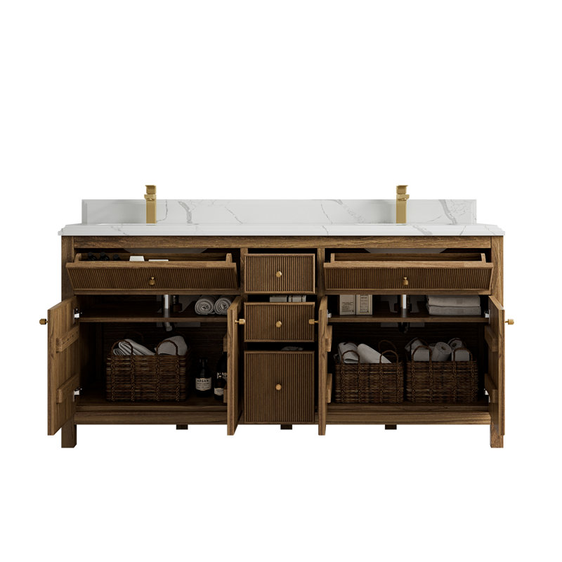 Ensemble de meuble-lavabo double 72 po Sonoma, Empira