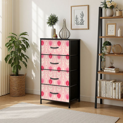 Commode de rangement verticale 4 tiroirs