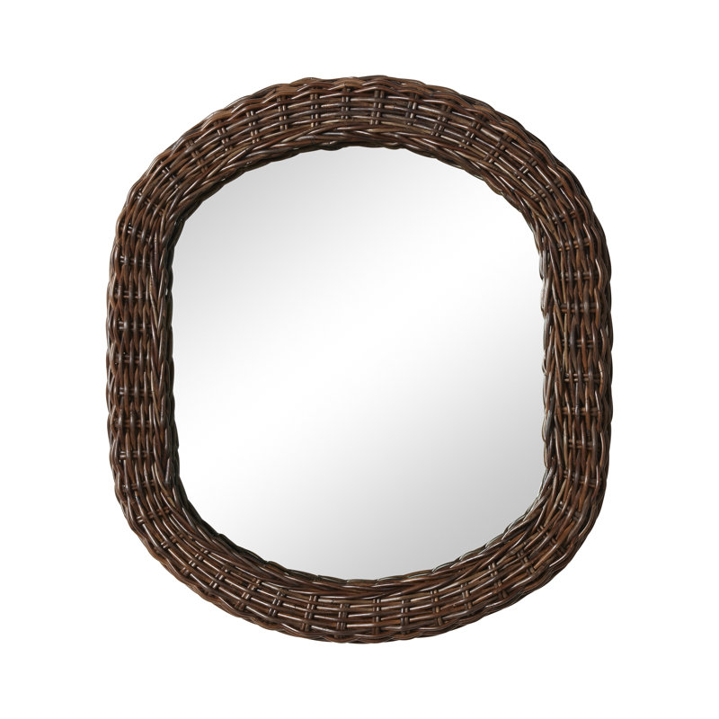 Kingston Oval Rattan Mirror