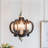 Wood Chandelier 6 - Light-162215592