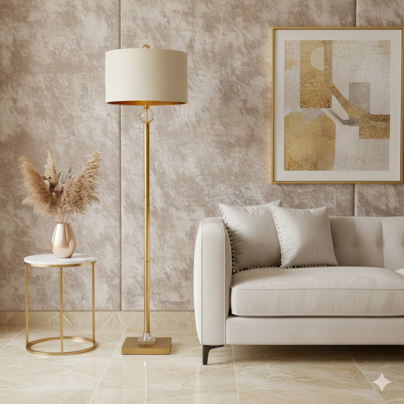 Lampe sur pied 63,25 pouces Perspicio