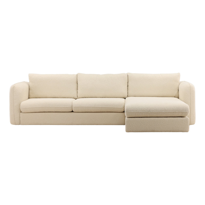 Torrey Chaise Sectional Sand, Right Hand Facing, Cream