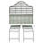 Ezio Iron Outdoor Bench