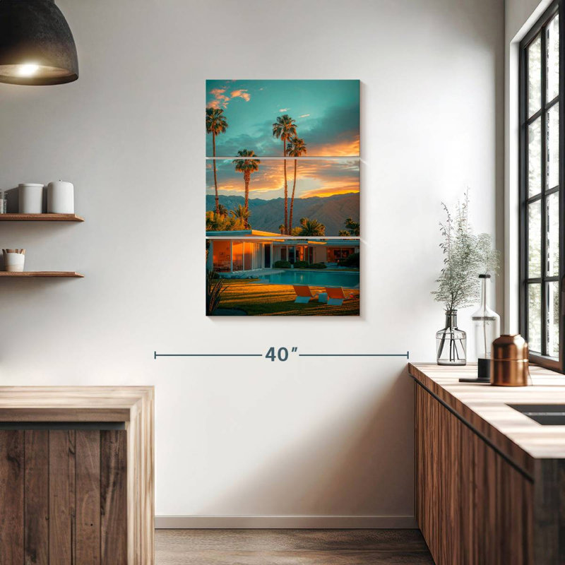 Lilie Palm Springs Golden Sunset, H 38 po x l 24 po