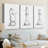 Chess Piece Study I  -Custom Wrapped Gallery Canvas - 3 Pieces-347794771