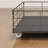 Queen Size Bed Frame With Led And 4 Under-Bed Portable Storage Drawers
