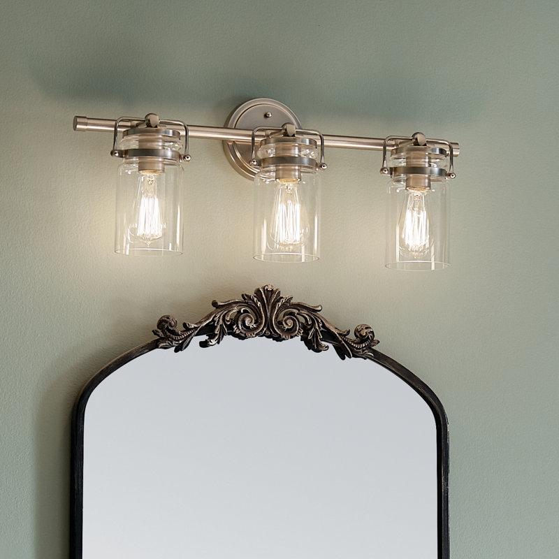 Winder 3 - Light Dimmable Vanity Light, Brushed Nickel