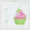«Pink Limeade Cupcake» par Katy Montica - peinture sur toile encadrée