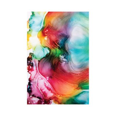 The Rainbow Waterfall by LouLouArtStudio - Wrapped Canvas Print