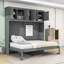 Lit escamotable en bois avec armoires Ludgero-600238134-600238131