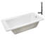 Baignoire de trempage en acrylique 66 po x 34 po, drain inclus-97545275