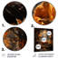 Art bouddhiste orange brun, lumières bouddhas - art mural bouddhisme en métal-1640709866