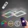 Bassett Perspections Smart Home Ceiling Light LED RGB Dimmable CCT Lamp Remote Control App 30W Wifi
