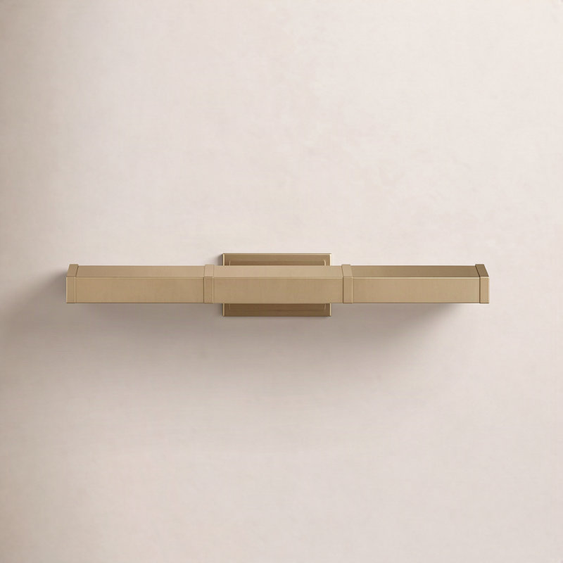 Romaine Picture Light, Brushed Brass, 3.88" H x 17.88" W x 7.25" D