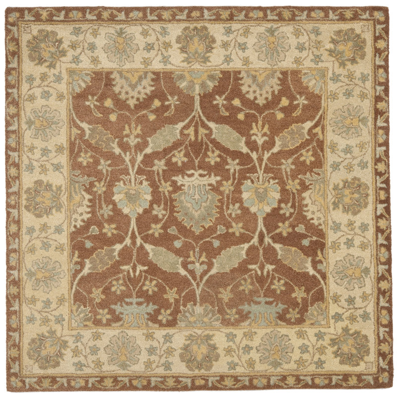 Dunbar Hand Tufted Wool Oriental Rug, Square 6'