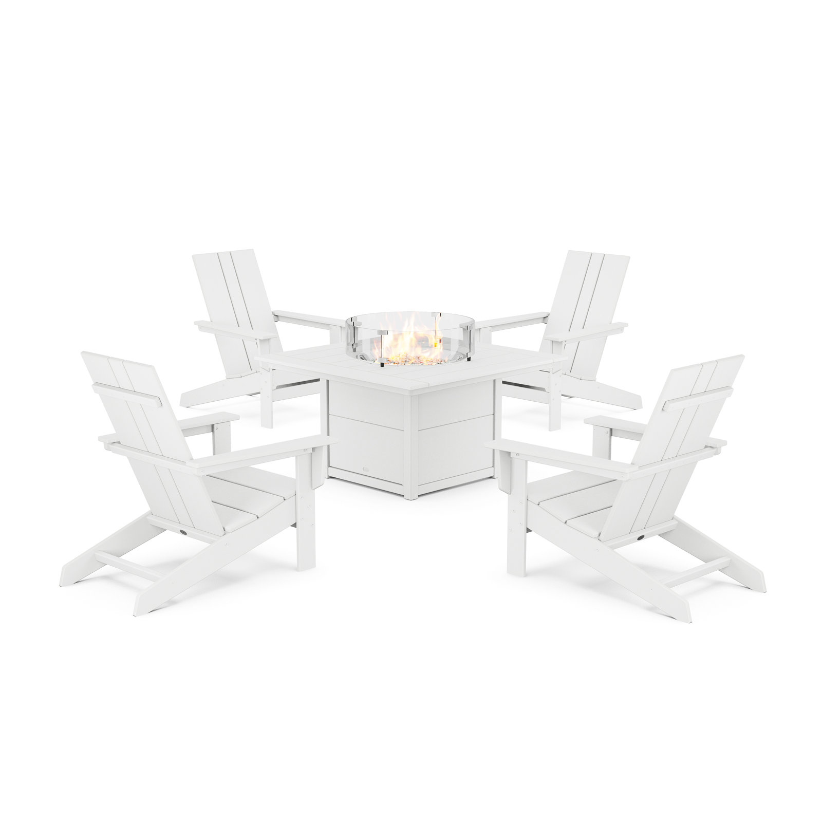 4-Person Patio Seating Group, White