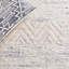 Tapis ivoire / gris en laine tissé à la main Ardo-1027257845