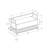 Modern Hallway Storage Bench, 42" X 16", Taupe Finish, Black Metal Frame Contemporary Bench With Storage, 42", Dark Wood-Look,