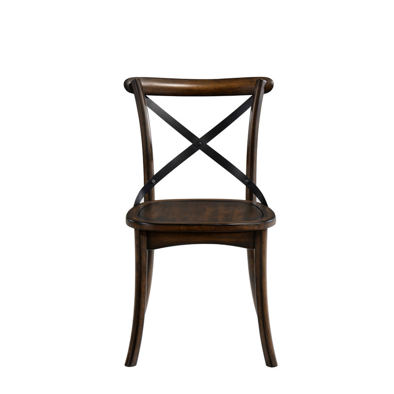 Ensemble de 2 chaises d'appoint en métal Kaelyn