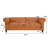Sanmiguel Leather Chesterfield Sofa Couch – Tufted Design with Arms, Modern Comfort for Living Room-1164571417