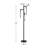 Modern Floor Lamp With Rotating LED Arms And Dimmer, 72 Inch Black