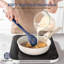 Cuillères en silicone résistantes à la chaleur de 600 ° F: cuillère de cuisine solide et rainurée U-Taste 13,3 po, long ustensile en caoutchouc antiadhésif, robuste pour mélanger, servir, remuer, égoutter (bleu minuit, 2 pièces)-131284969