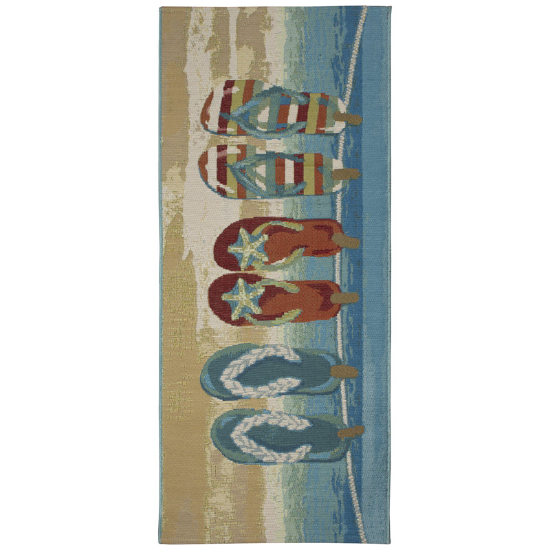 Thomasina Synthetic Non-Skid Kitchen Mat, Runner 1'11" x 4'11"