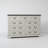 55.1" Farmhouse 9-Drawer Double Dresser and Media Console, Grey