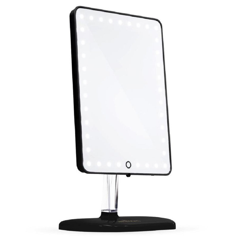 Touch Pro Makeup Mirror with LED Lights and Bluetooth Speaker 360 Adjustable Rotation Vanity Mirror