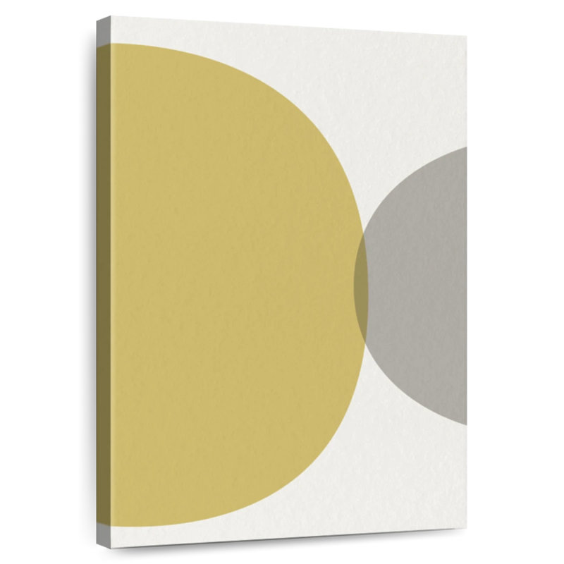 Avery cercles abstraits Mid-Century I, H 12 po x l 8 po