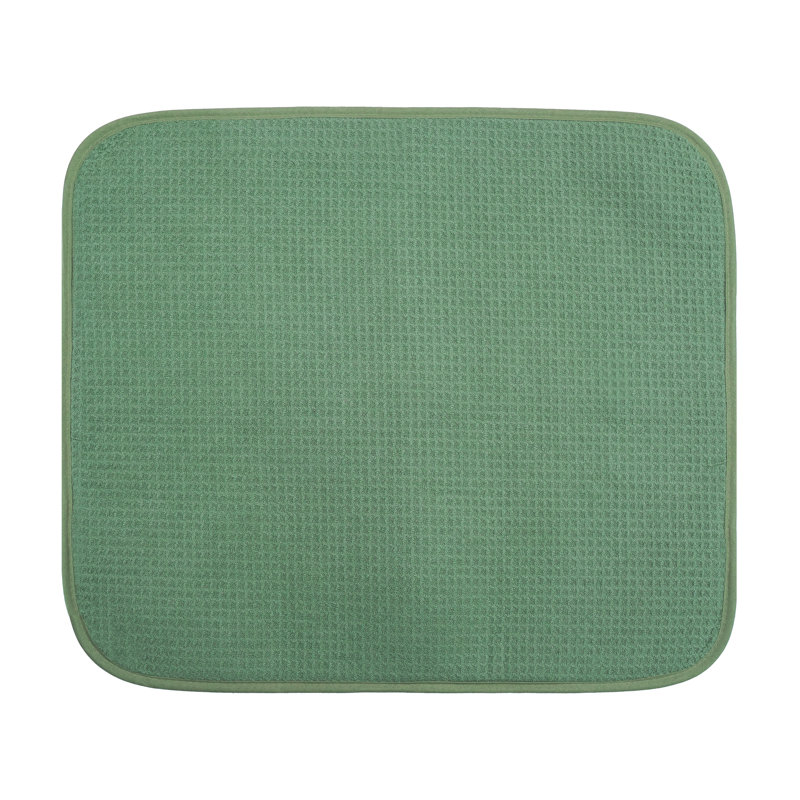 Tapis de séchage en microfibre 16 x 18 - gris, Vert