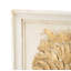 Miroir mural Mid-Century 20,1 x 2 x 29,9 po avec détails feuille d'or, ensemble de 2