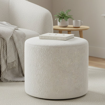 Repose-pieds de 19 po de largeur avec repose-pieds polyvalent et rembourré pour le salon et la chambre à coucher