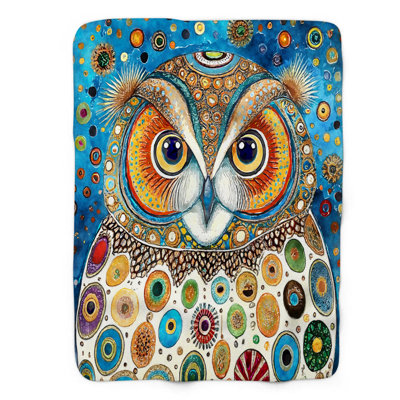Couverture psychédélique Hoot - 1 pièce