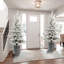 Arbre de Noël avec flocons de Noël 365 avec 70 lumières blanc chaud, base en pot et élément de décoration de table captivant