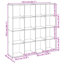 Avayla 137.5cm H x 137.5cm W Book Cabinet Bookcase-621991384
