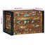 Storage Box with Storage Brown and Black Home Living Room Organizer-1854112400