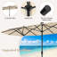Borgeson Tilt Balcony Parasol