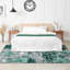 Tapis abstrait vert en polypropylène Sharoya-1325289143