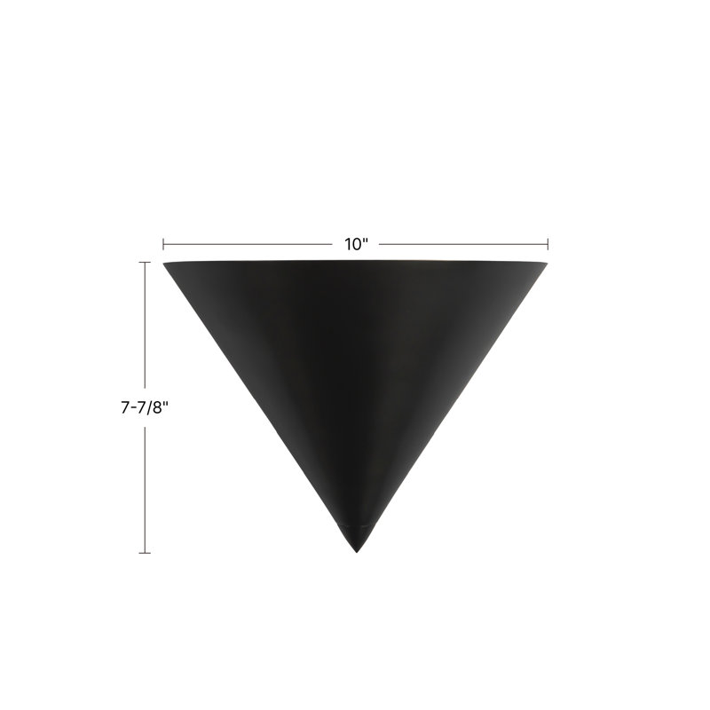 Versus 8-in Brass Wall Sconce, Silver